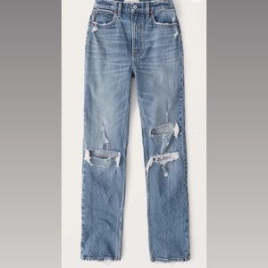 Ultra High Rise Straight Jeans
